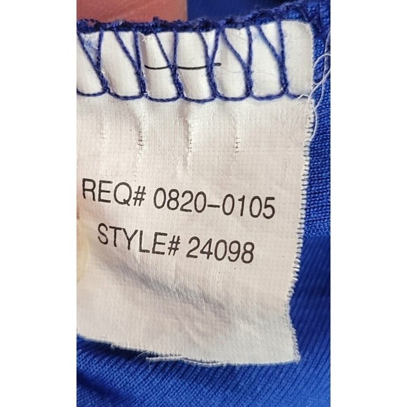 CHICAGO CUBS Jersey STITCHES Men’s LARGE Embroidered Logos Dual Sided MLB Gear - Picture 7 of 14